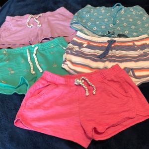 LOT OF GYMBOREE BOARD SHORTS SZ 7-8
